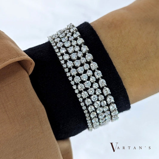Classic 3-Prong Tennis Bracelet