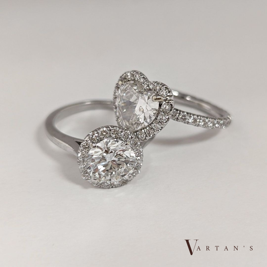 Heart Shape Diamond Engagement Ring