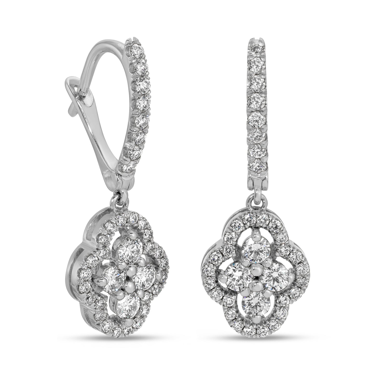 Drop Cluster Earrings