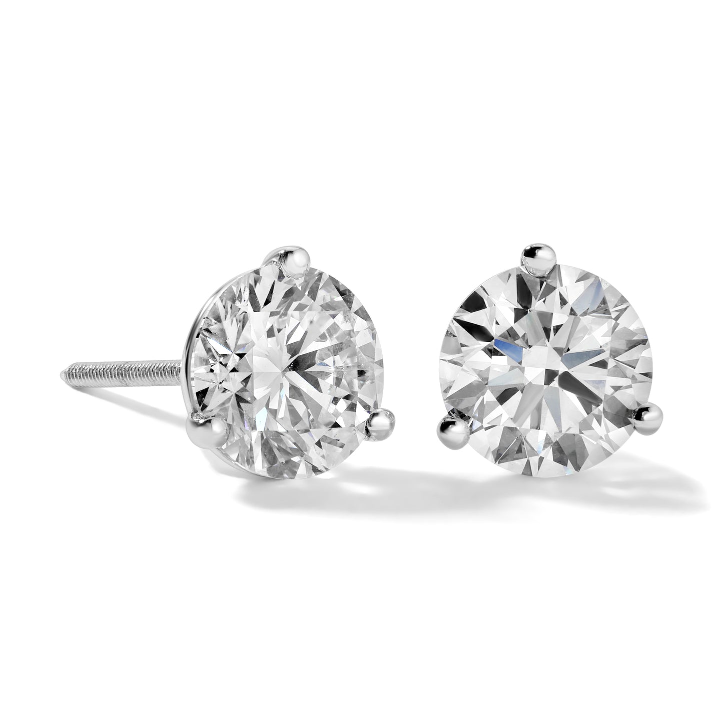 Classic 3-Prong Diamond Studs