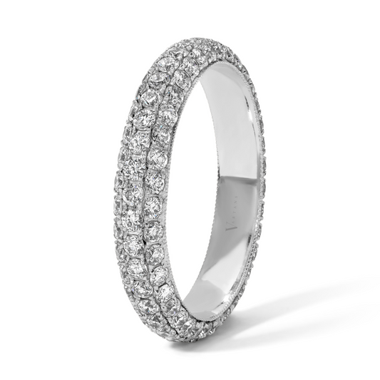 Triple-Row Pave Band