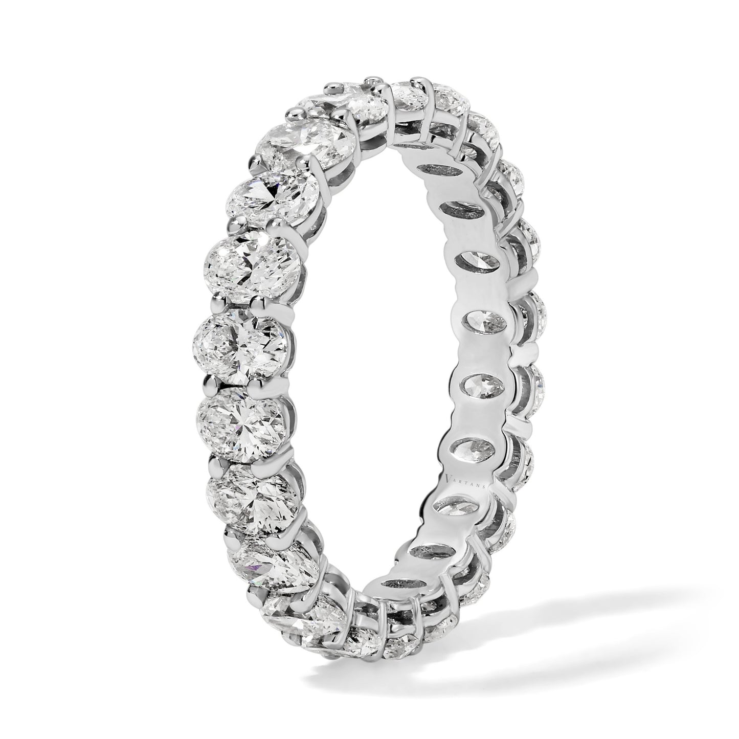 Oval Diamond Eternity Band