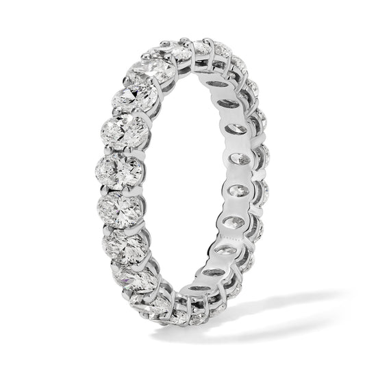Oval Diamond Eternity Band