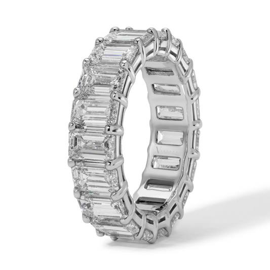 Emerald Cut Diamond Eternity Band