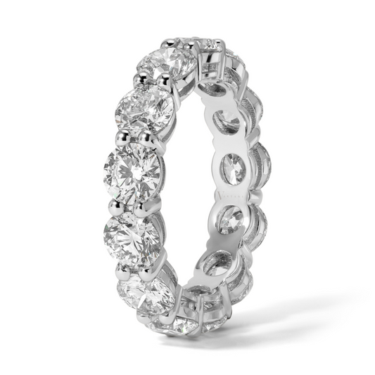 Round Diamond Eternity Band