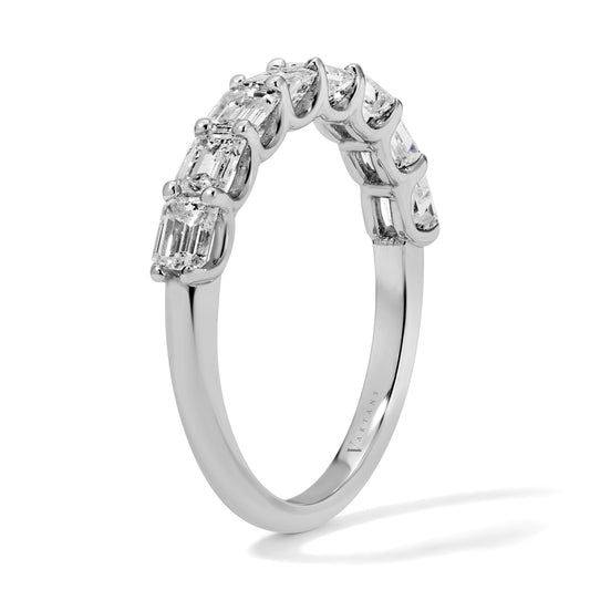 Emerald Cut Diamond Band