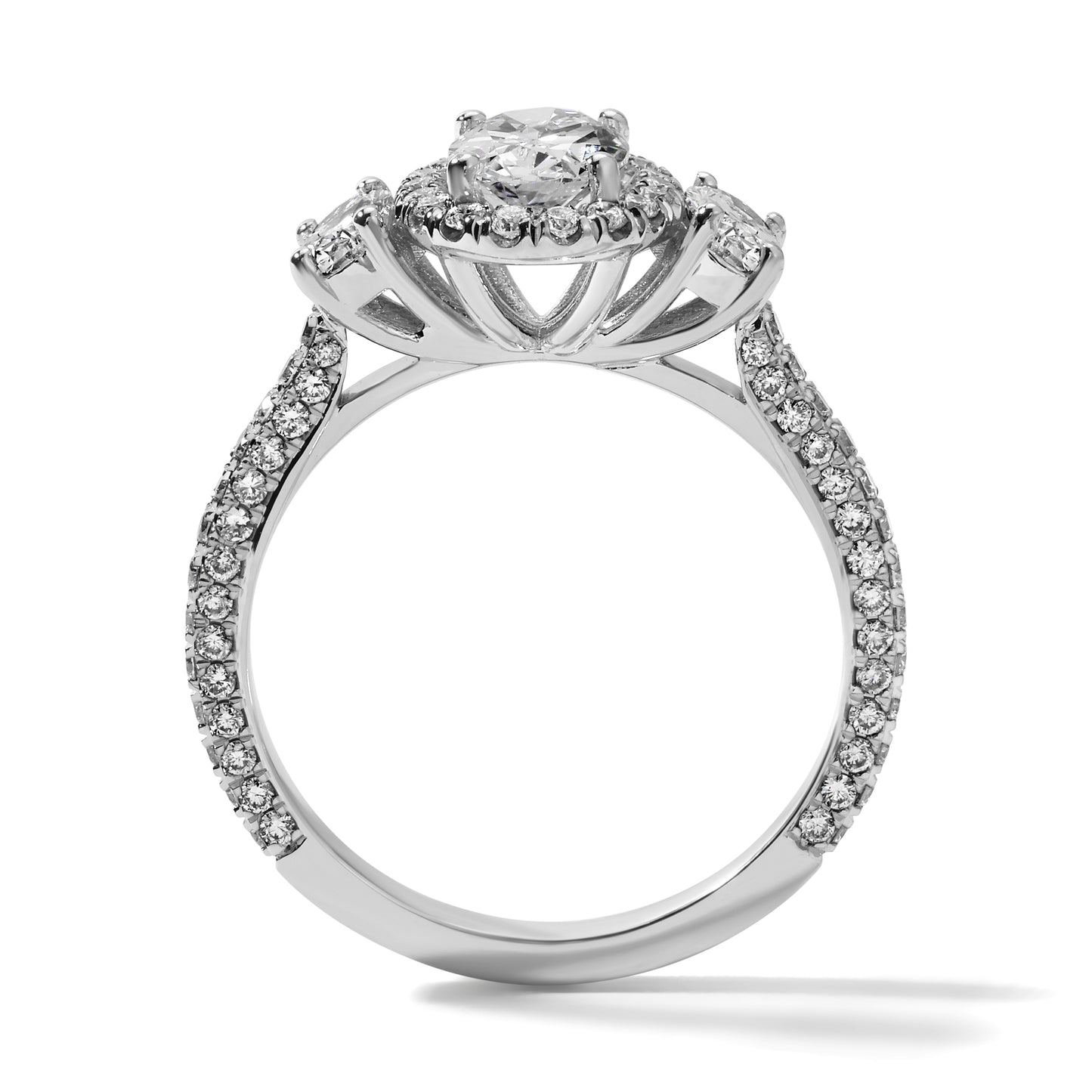 3-Stone Oval Ring