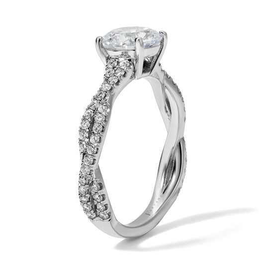 Round Diamond Solitaire With a Twist