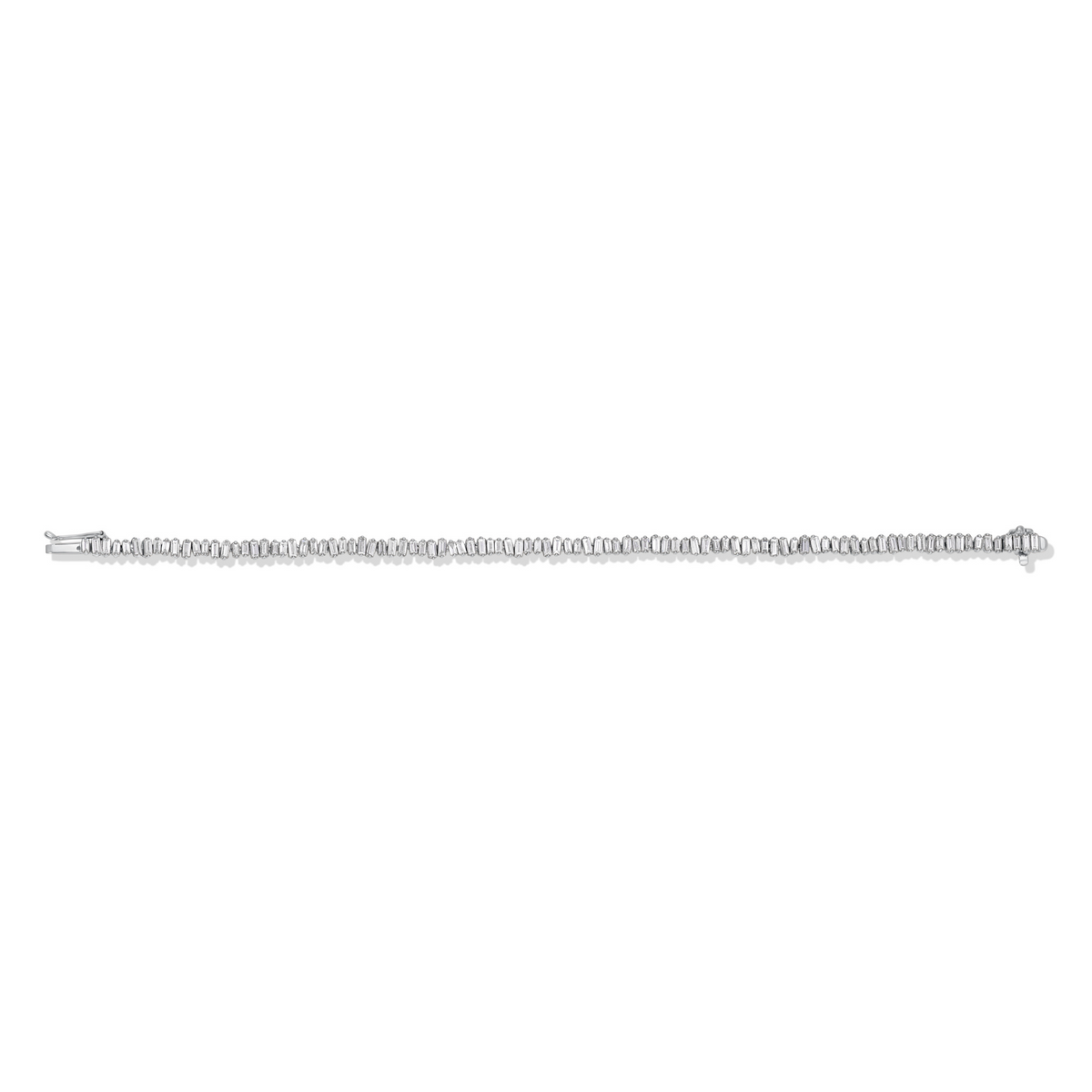 Baguette Diamond Tennis Bracelet