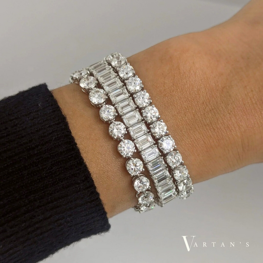 Round Diamond Tennis Bracelet