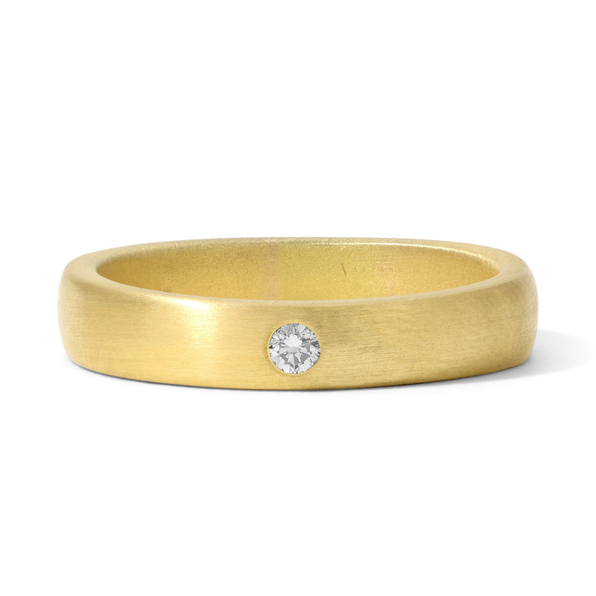 Single Stone Wedding Band