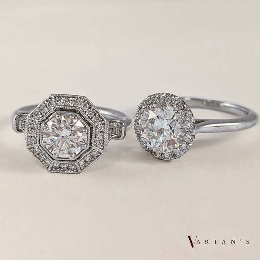 Art Deco Diamond Engagement Ring