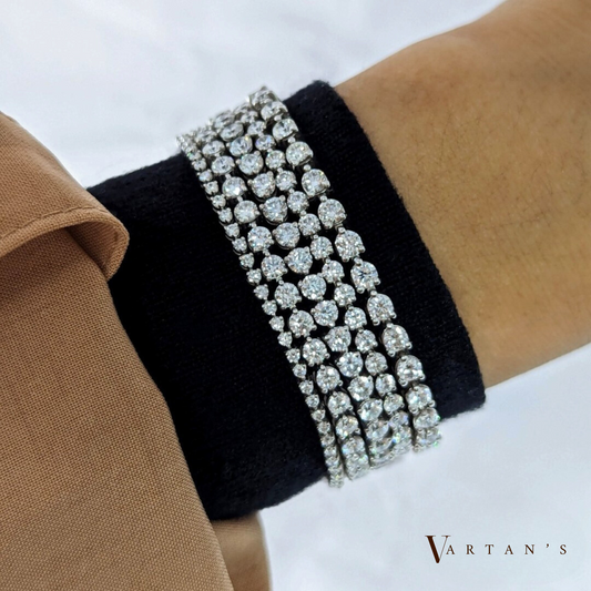 Classic Round Diamond Tennis Bracelet