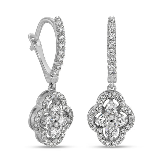 Drop Cluster Earrings