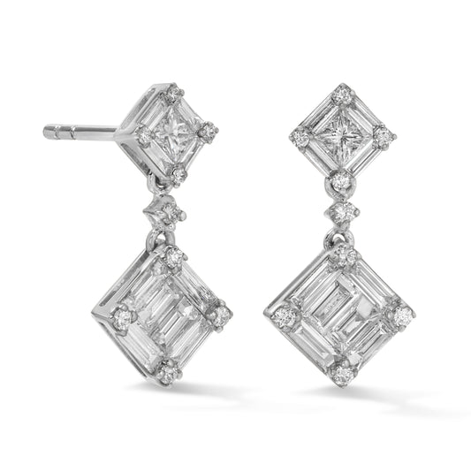 Diamond Drop Earrings