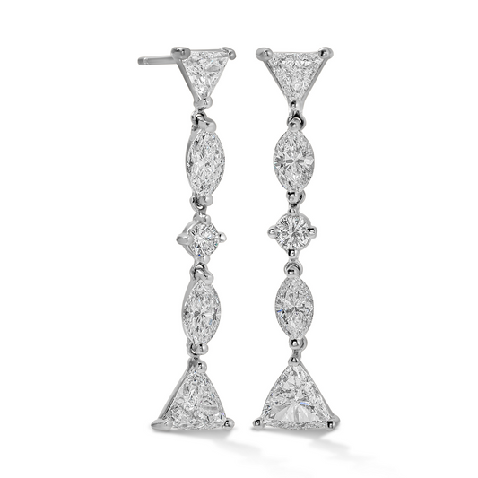 Fancy Shapes Drop Earrings