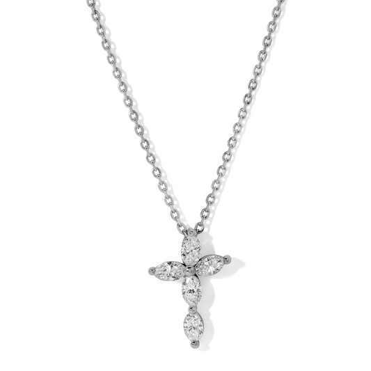Marquise Cross Pendant