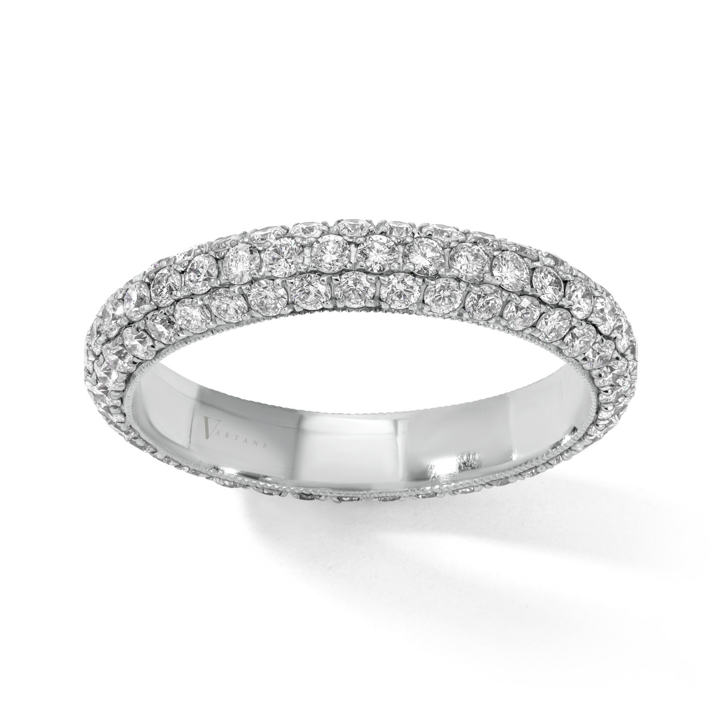 Triple-Row Pave Band