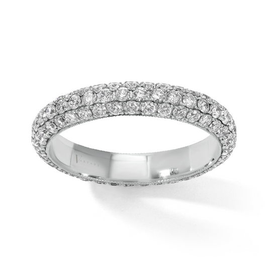 Triple-Row Pave Band