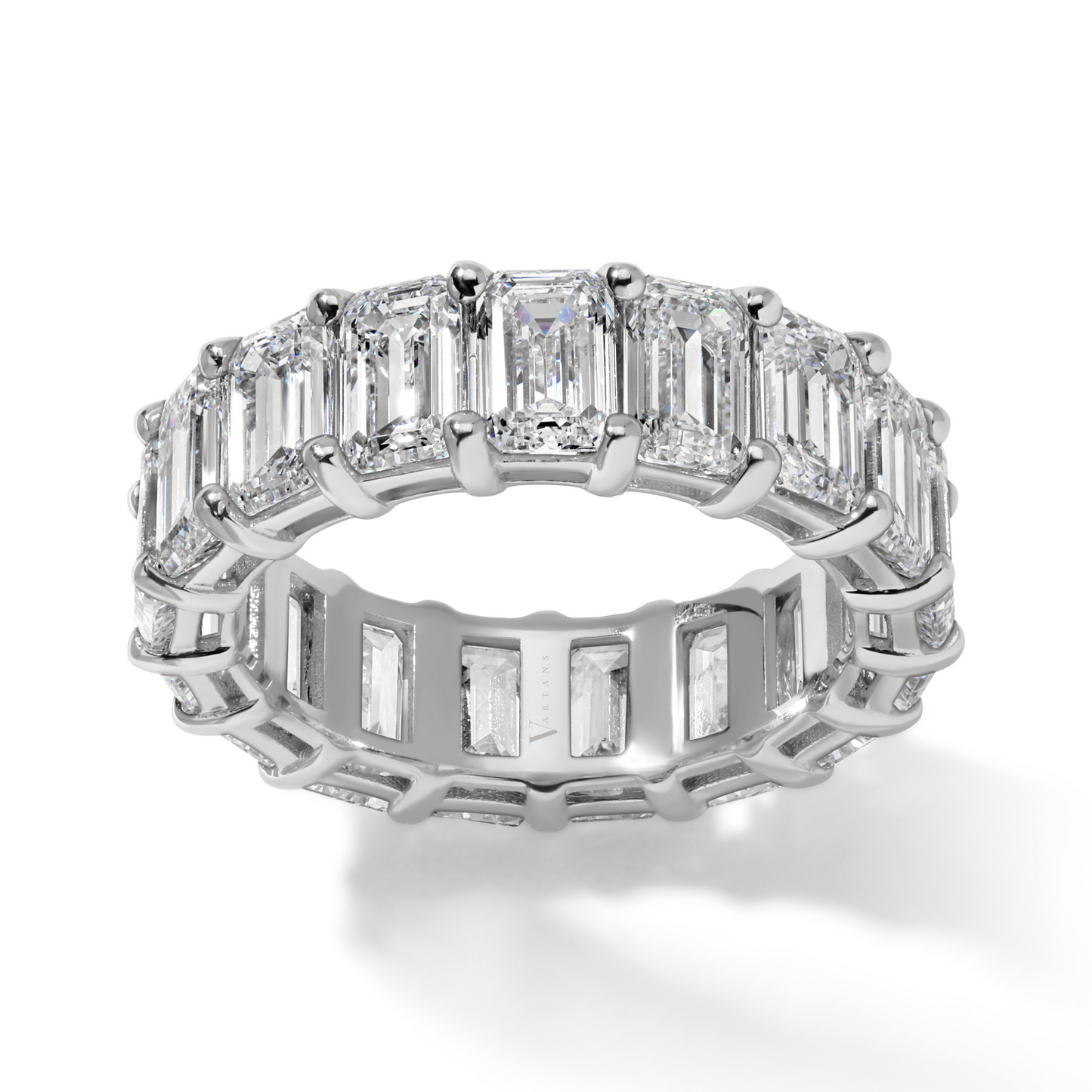 Emerald Cut Diamond Eternity Band