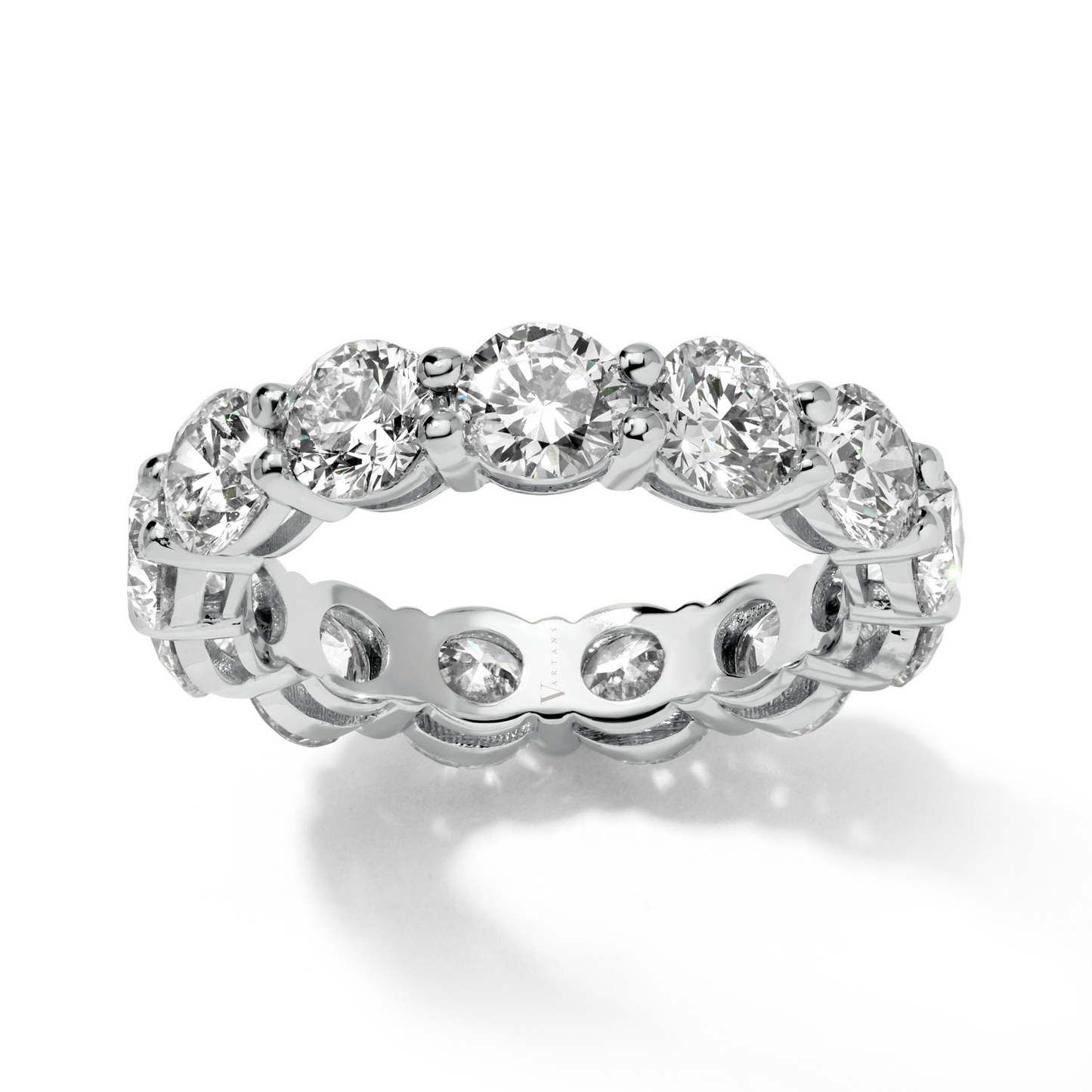 Round Diamond Eternity Band