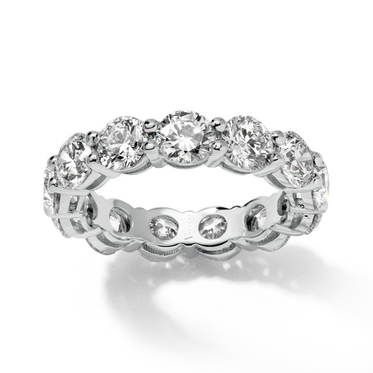 Round Diamond Eternity Band