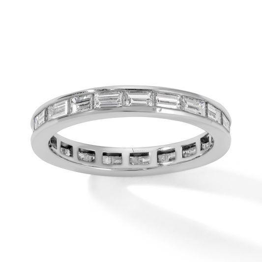 Vintage Baguette Diamond Band