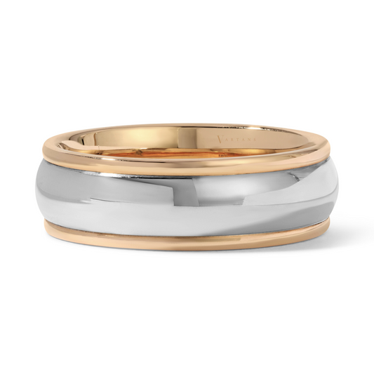 Men's 2-Toned Wedding Band