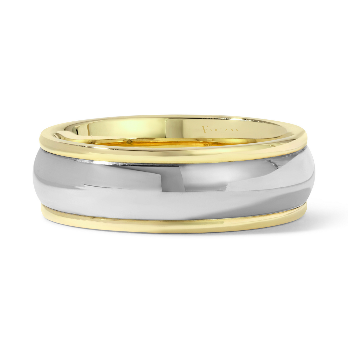 Men's 2-Toned Wedding Band