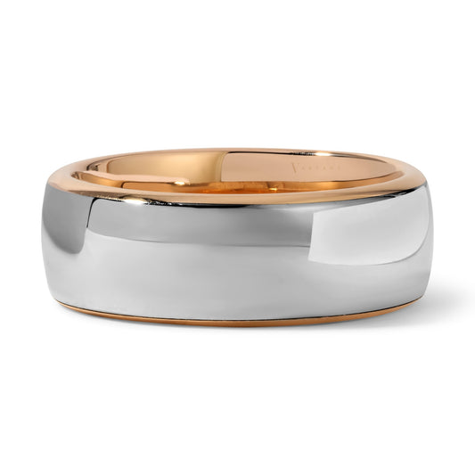 Men's 2-Toned Classic Wedding Band
