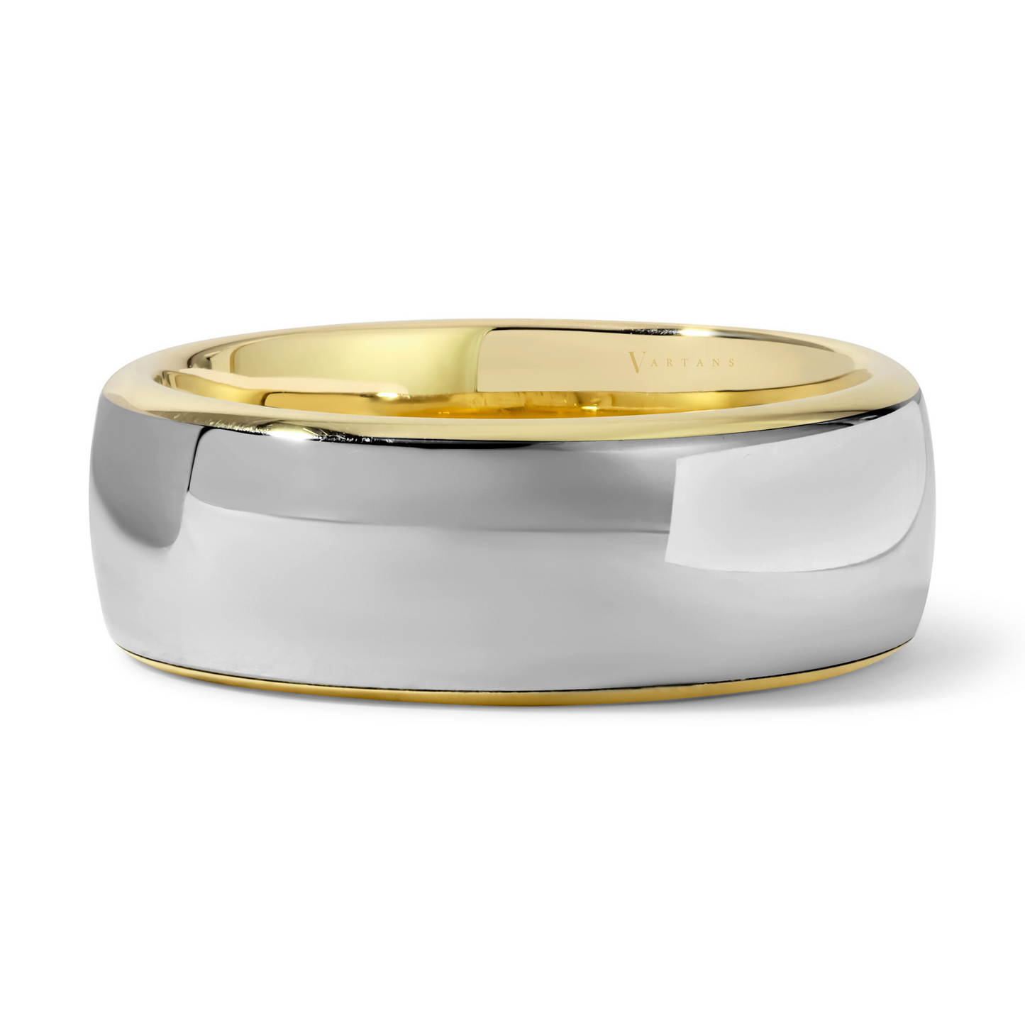 Men's 2-Toned Classic Wedding Band