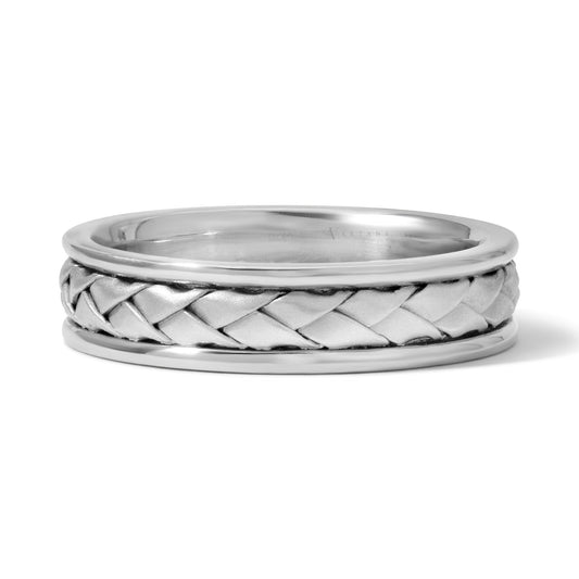 Braided Men's Wedding Band