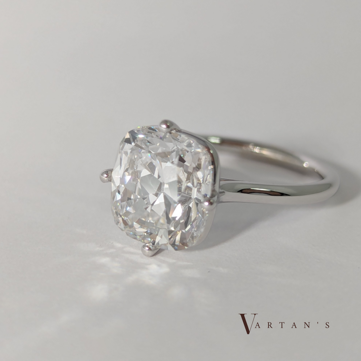 Cushion Diamond Engagement Ring
