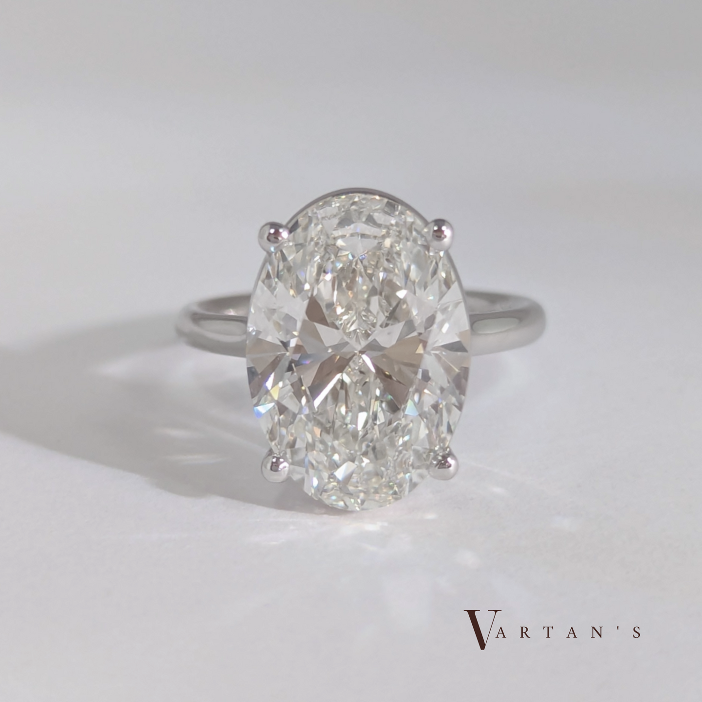 Oval Diamond Engagement Ring