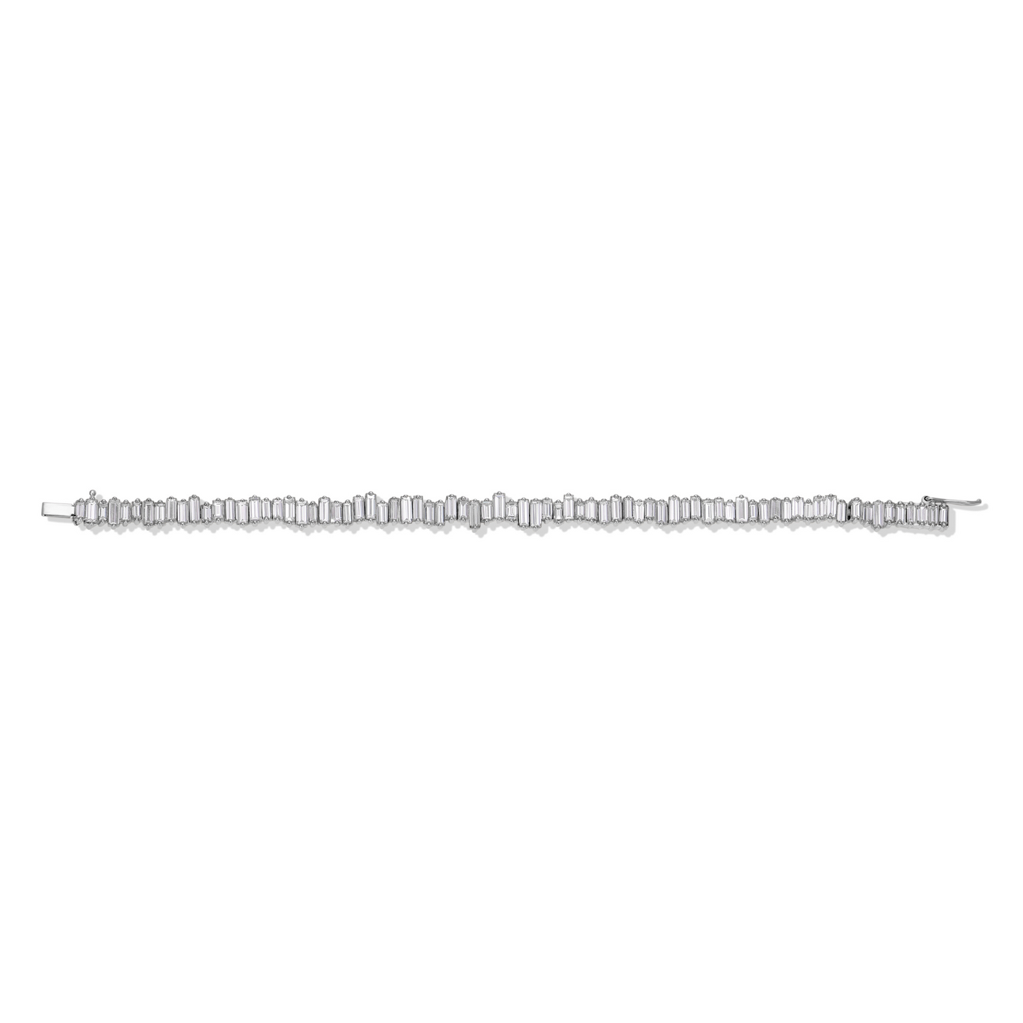 Baguette Diamond Tennis Bracelet
