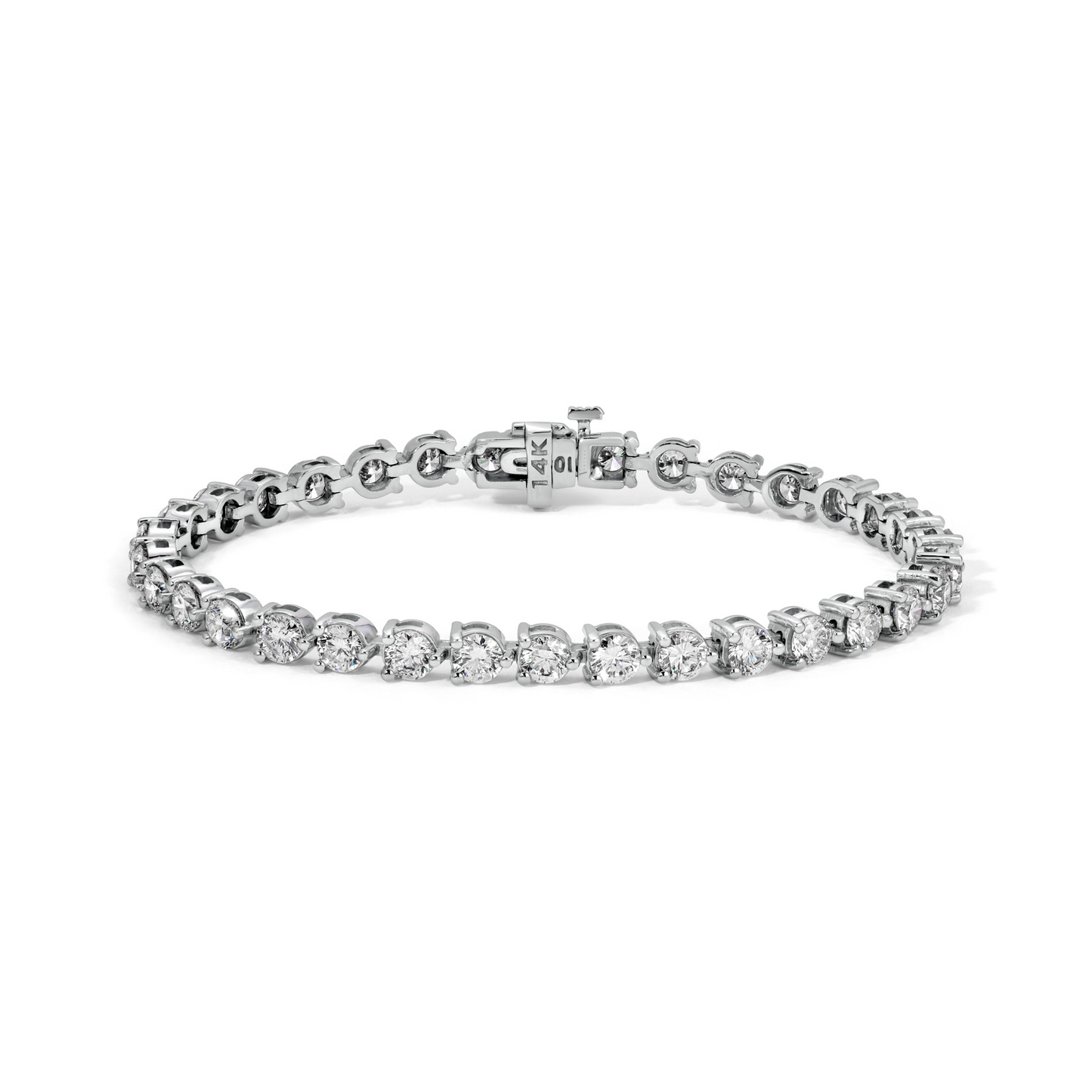 Classic Round Diamond Tennis Bracelet