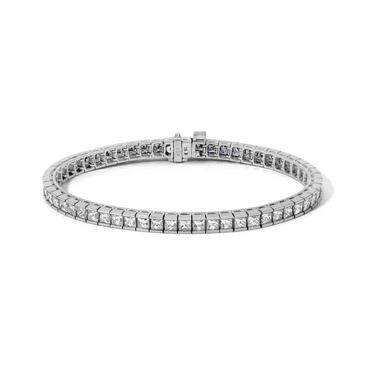 Princess Cut Tennis Bracelets