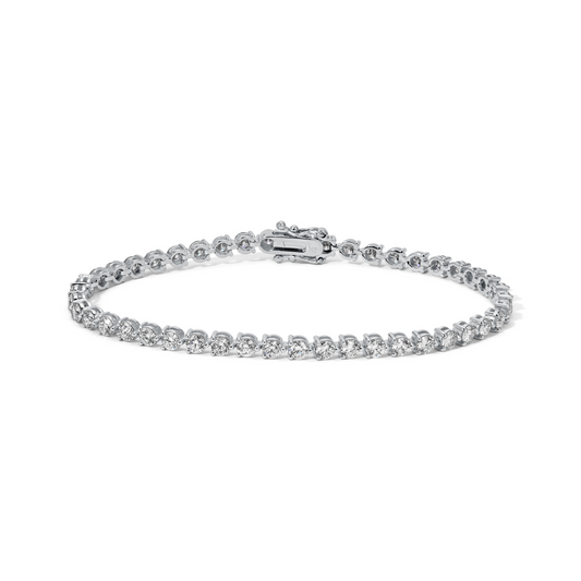 Classic Round Diamond Tennis Bracelet