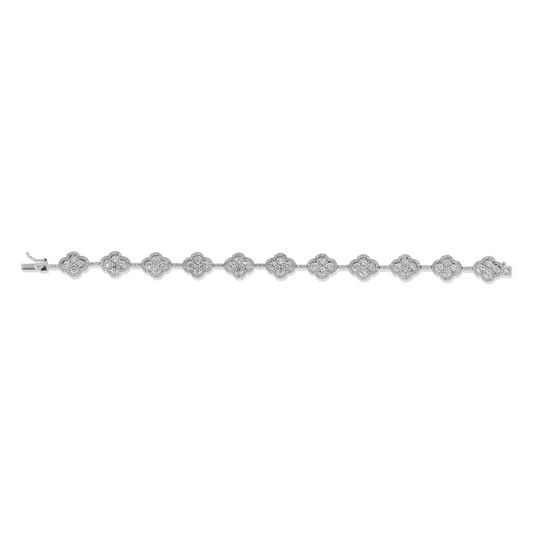 Diamond Cluster Bracelet