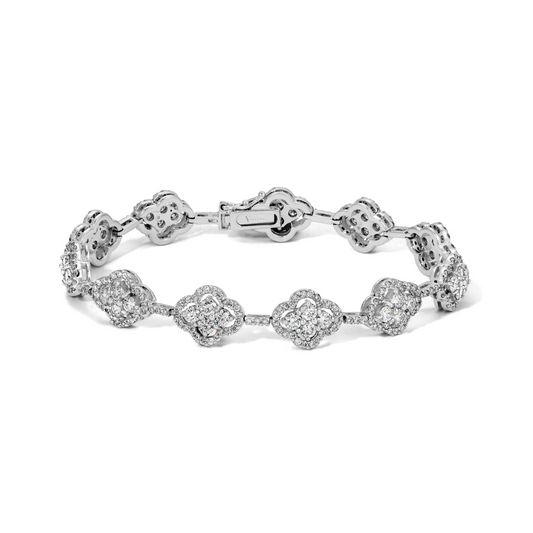 Diamond Cluster Bracelet