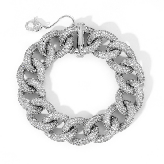 Diamond Chain Link Bracelet