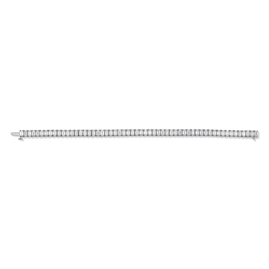 Emerald Cut Diamond Tennis Bracelet