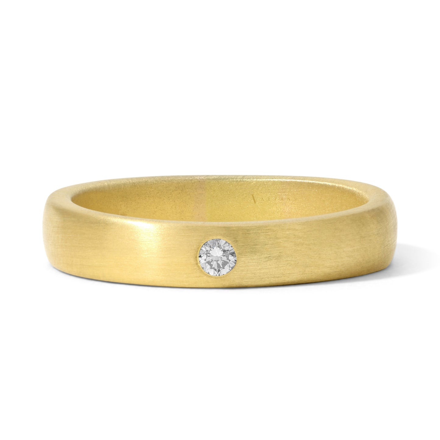 Single Stone Wedding Band